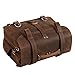 Texbo Men's Thick Cowhide Leather 16 Inch Laptop Shoulder Messenger Bag Briefcase Tote