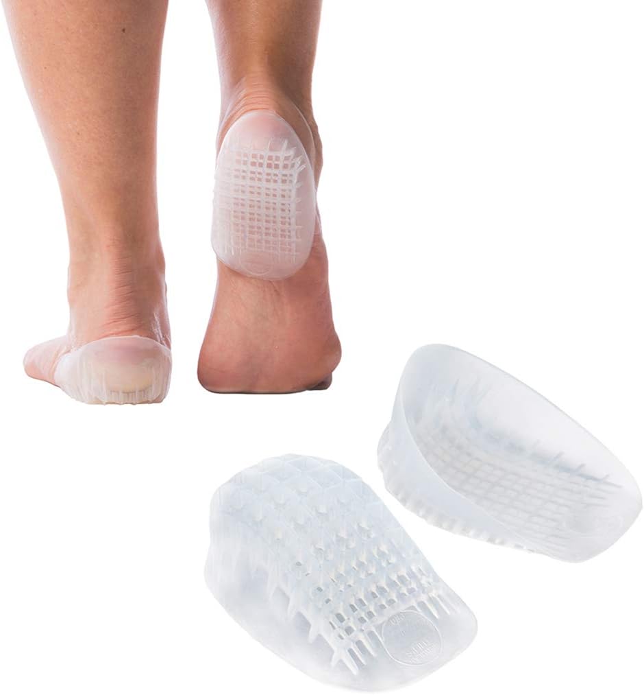 Tuli's Heavy Duty Gel Heel Cup, TuliGEL Shock Absorption Cushion Insert for Plantar Fasciitis, Sever's Disease and Heel Pain Relief, Regular: Health & Personal Care