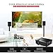 WEILIANTE HD Mini Video Projector, 1500 Lumens Home Theater Projector Support 1080P HDMI AV VGA USB SD for Home Cinema Movie Laptop iPhone Andriod Smartphone