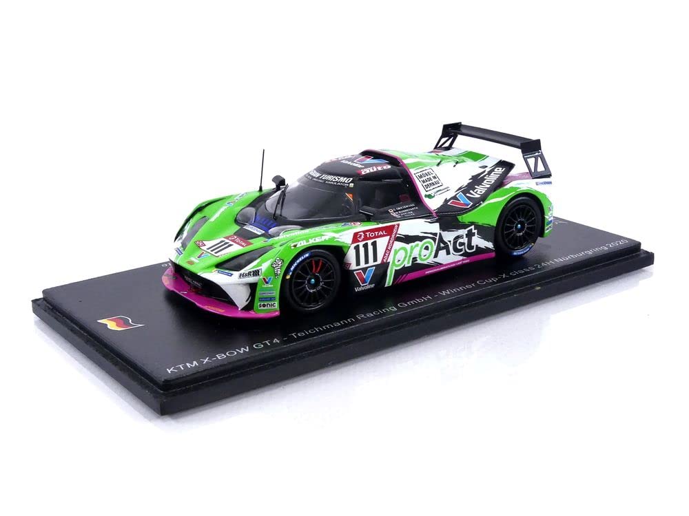Spark - Collectible Model Car, SG699, Green/White/Pink/Black