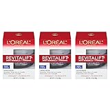 L'Oreal Paris Skin Care Revitalift Anti-Wrinkle Plus Firming Night Cream, 1.7 Ounce, Pack of 3