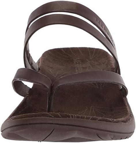 merrell women's duskair seaway slide leather sandal