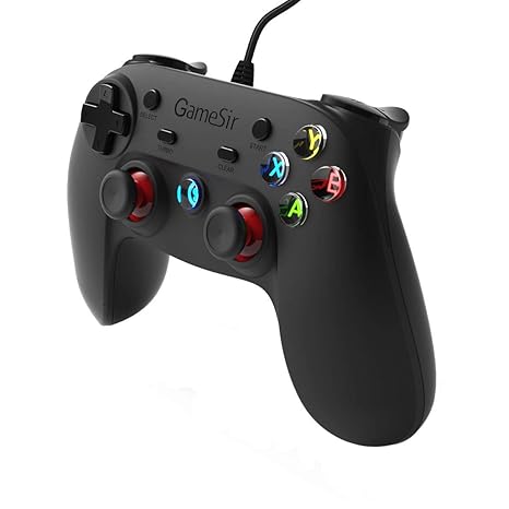 Wire Game Controller Gamepad, GameSir USB Game Controller Gamepad Joystick für PS3 & Android & Windows (7,8,8,1,10)