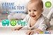 KUTE KEIKI Baby Teething Toys ★ 3 Multi-Colored Silicone Teether Toy Variety Pack ★ BPA FREE ★ Freezer & Dishwasher Safe ★ No Lead, Cadmium, or Heavy Metals ★ FREE BONUS: Teething Necklace Attachment