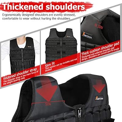 portzon adjustable weighted vest