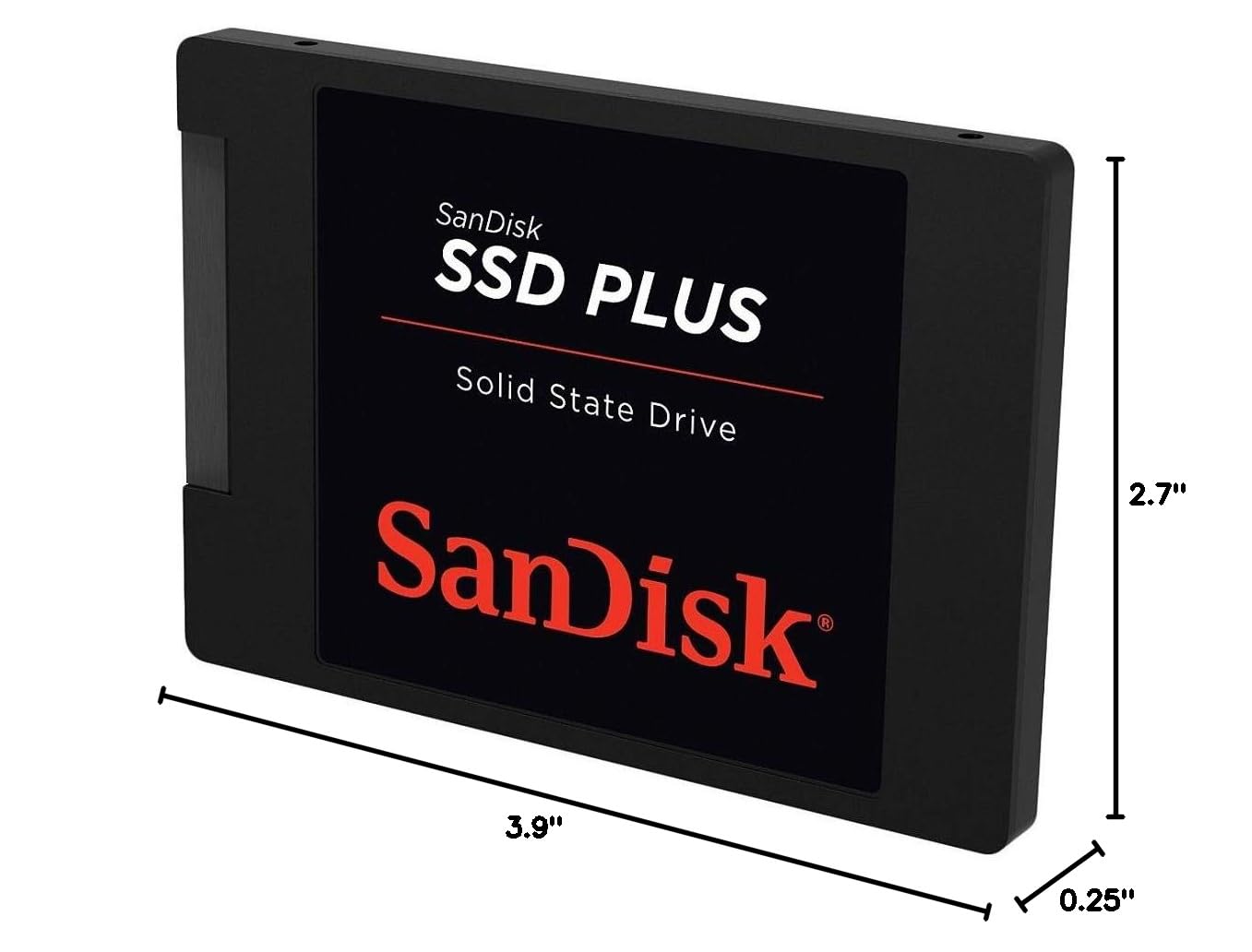 SanDisk SSD PLUS 480GB Internal SSD - SATA III 6 Gb/s, 2.5