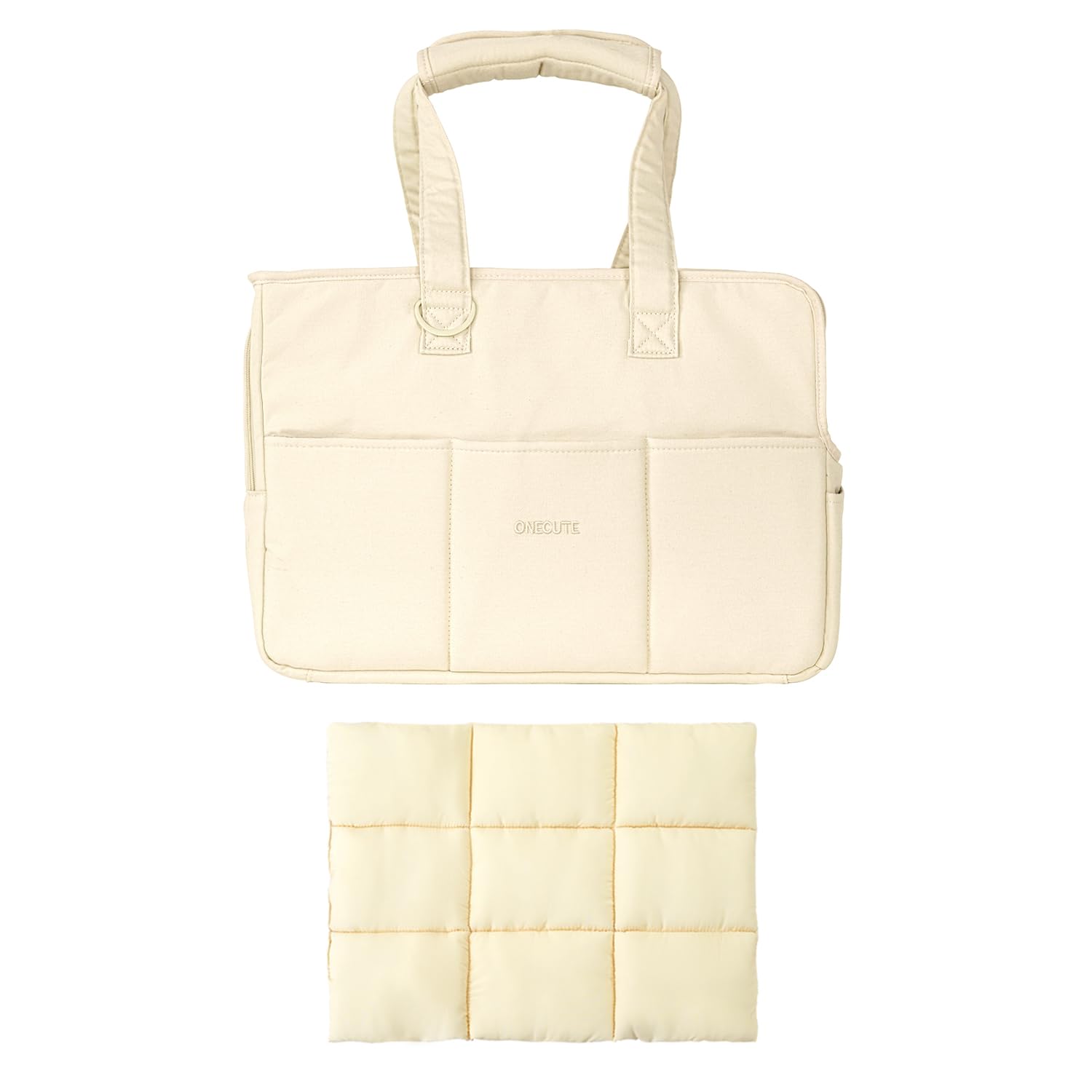 Photo 1 of ?S-Size Bag and mat? ONECUTE Dog Carrier Set for Small Dog with a Soft mat, Beige