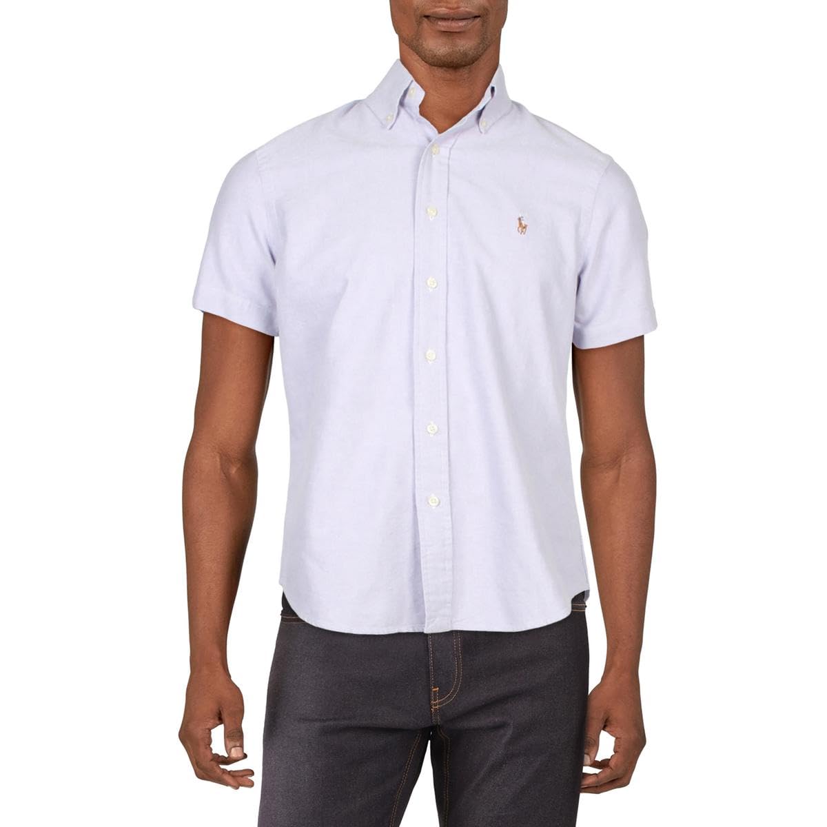 Photo 1 of Polo Ralph Lauren Men's Classic Fit Oxford Shirt Purple Large