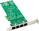 Gathukila 4 Port RJ45 PCI-E X1 Gigabit Network Card Intel 82576 Server LAN view 3