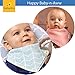 Baby Bandana Drool Bibs for Boys and Girls | Unisex 4-Pack Organic Cotton Drooling and Teething Bib Set, Reversible, Triple Layer, Soft and Absorbent + eBook by Babynho