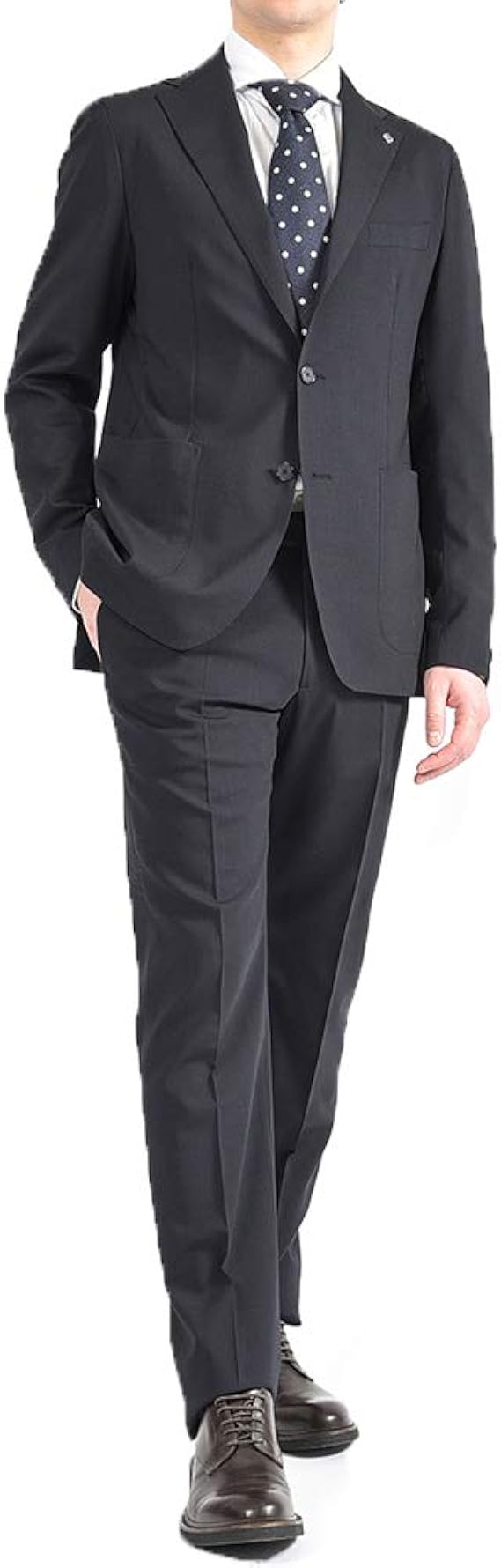 Amazon タリアトーレ モンテカルロ テーラード ストレッチ スーツ 2b シングル メンズ ウール ダークネイビー 濃紺 48 並行輸入品 コート ジャケット 通販