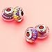 ATHENAIE Murano Glass 925 Silver Core Multi-Clear CZ Charms Bead for Bracelet