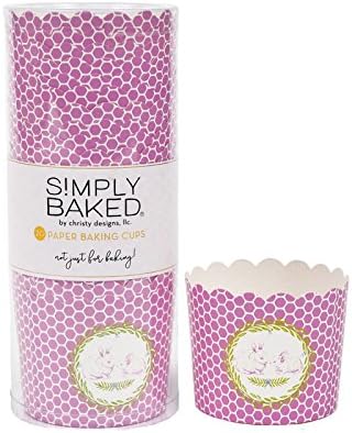Simply Baked Kitchen Cooking Large Paper Baking Cups - Spring Bunny