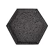 Splendidsun Hexagon Shaped Cement Flowerpot molds, Home Decoration Concrete Planter Pallet Silicone Mold,Handmade Craft Mold DIY(11.4132CM)
