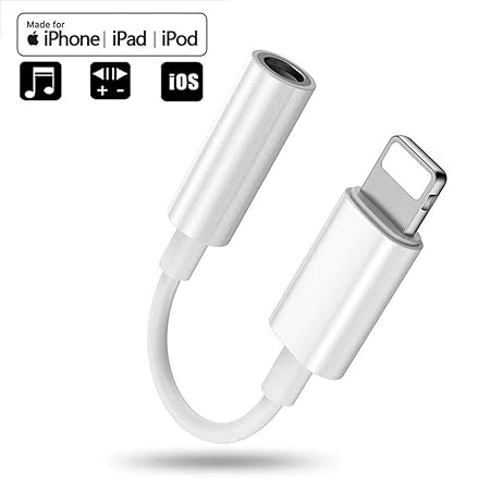 Kopfhörer-Dongle-Adapter für iPhone 7 auf 3,5 mm Kopfhörer-Klinkenadapter Aux Audio-Zubehör für iPhone X 8 / 8Plus 7 / 7Plus 