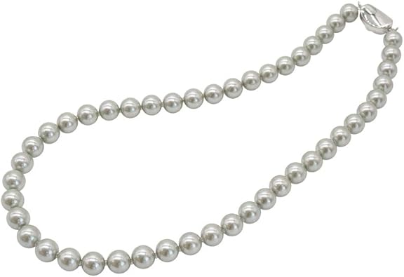 Amazon Sakuyaパール ネックレス 8mm 42cm 冠婚葬祭 真珠 黒真珠 グレー 卒業式 入学式 葬儀 貝パール 黒真珠 ネックレス 卒園式 入園式 成人式 結婚式 お呼ばれ 二次会 謝恩会 披露宴 アクセサリー セット ホワイト ブラック ケース 国産 ナチュラルカラー グレー