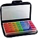 Very Small Pill Organizer 7 Day Weekly Travel Case Medication Reminder Pill Box Morning Noon Afternoon Night Daily 28 Detachable Compartments