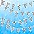 100 Foot Long Race Track Car Finish Line Black and White Plastic Pennant Party Checker Pattern String Curtain Banner for Decorations, Birthdays, Event Supplies, Festivals, Children & Adults
