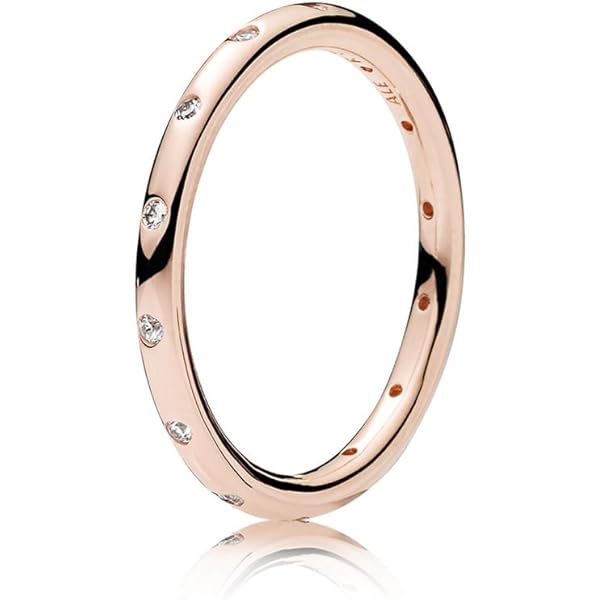 PANDORA Daisy Flower Ring - Elegant Rose Gold Jewelry Gift