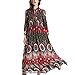 Froomer Women Summer Boho Casual Long Maxi Evening Party Dress Beach Dresses