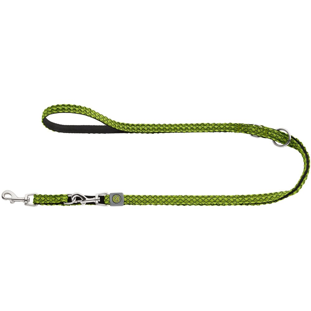 HUNTER Adjustable leash Hilo 15/200 mesh, lime