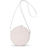 YONBEN Circle Crossbody Bag for Women NYLON Circle Purse with Zipper Adjustable Knot Shoulder Straps