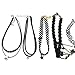 Trasfit 12 Pieces Black Velvet Choker Necklace for Women Girls, Classic Velvet Stretch Gothic Tattoo Lace