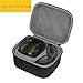 Birsppy Baval Hard Case for Howard Leight Impact Sport OD Electric Earmuff/R 03570 Genesis Frame Clear Lens Shooting Glasses - Black