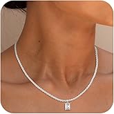 Silver Pearl Necklaces for Women Sterling Silver Plated Dainty Pearl Choker Jewelry Gifts for Women