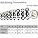 Shaddock Fishing 25 Pack 100% Copper 35lb-390lb High Strength Fishing Ball Bearing Swivels Fish Swivel Connectors with Strong Solid Welded Rings (Size 4 (200lb) 25 Pack)