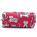 Pink Cat Pencil Case Makeup Bag Cat Lover Gift Crazy Cat Lady Toiletry Case Pouch Gifts for Teens Cosmetic Bag Kawaii Box Stationary Gadget Bag