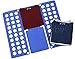 House Hubby Clothes Organizer Closet Bundled Shirt Folding Board Fold Pants Adult Child Kid Sizes (Blue and Orange)