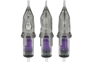 BISHOP TATTOO SUPPLY Bishop Tattoo Da Vinci V2 Cartridges - Bugpin - 10 Gage With 03 Pins - Round Liner Long - 20 Cartridges