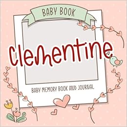 personalized baby memory book