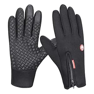 防寒グローブ アウトドア 防風防寒手袋 スポーツ ランニング グローブ Anqier D