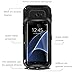 Feitenn Samsung Galaxy S8 Plus case, Extreme Hybrid Armor Alloy Aluminum Metal Bumper Soft Rubber Military Heavy Duty Shockproof Hard Case for Samsung Galaxy S8 Plus Screen Protector Gift (Black)