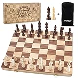 Amerous 15" x 15" Magnetic Wooden Chess