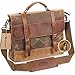 Manificent Laptop Messenger bag for Mens 15.6 Inch Light Brown