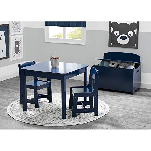 Delta Children MySize Kids Wood Table and Chair Set (2 Chairs Included