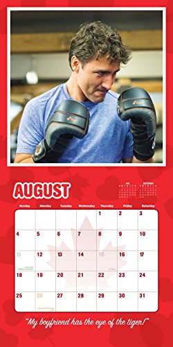 Justin Trudeau, My Canadian Boyfriend 2019 Wall Calendar - Thumbnail 3