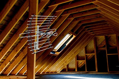 GE 33692 Attic Mount HD Antenna Long Range Compact