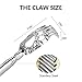 [6 Pack] AKARY Telescopic & Extendable Bear Claws Metal Back Scratcher - Massage Tools for Instant Itching Relief (Multicolor)