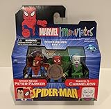 Art Asylum Marvel Spider-Man Minimates TRU Exclusive Spider Sense Peter & Chameleon