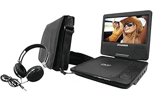 PROSCAN ELITE SDVD7060-Combo-Black Portable DVD Player