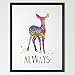 Dignovel Studios 8X10 Cartoon Comics Always Inspired Watercolor illustration Art Print Poster Friendship Quote N149