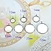 HooAMI 20pcs Silver Tone Round Pendant Trays Pendant Blanks Cameo Bezel Settings Photo Jewelry - Custom Jewelry Making - Fit for 12mm