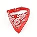 SIMPLEST LIFE Adjustable Personalized Cute Pet Bandanas Scarf Collar for Dog Cat Pack of 8