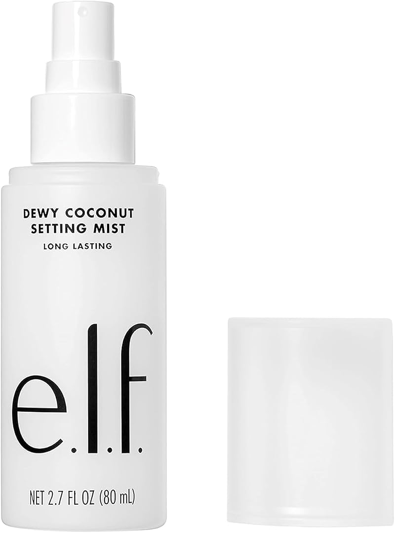 e.l.f. Dewy Coconut Setting Mist Makeup Spray Hydrates Conditions 2.7 Oz 80mL