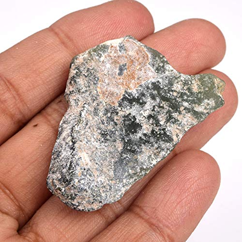 gemhub Untreated Raw Rough Serpentine 170.50 Ct. Certified Healing Crystal Natural Green Serpentine Gemstone - Image 6