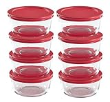 Pyrex 16-Piece Glass Food Storage Set with Lids